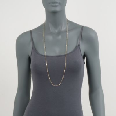 1.00 ct. t.w. CZ Necklace in 14kt Gold Over Sterling Silver &mdash; Alt Image 4