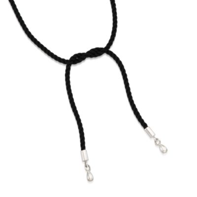 Mother-Of-Pearl and 4.5mm Cultured Pearl Rose Necklace In Sterling Silver. 36" &mdash; Alt Image 2