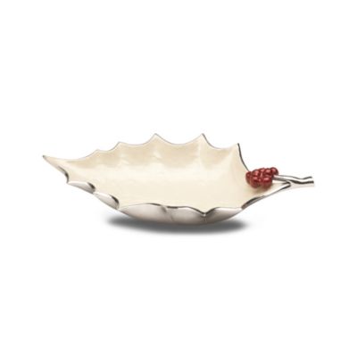 Julia Knight Holly Sprig 17" Bowl &mdash; Alt Image 3