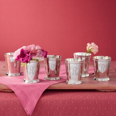 Set of 4 Mint Julep Cups in Silver Plate &mdash; Alt Image 1