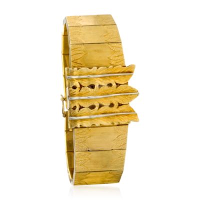 C.1950 Vintage Movado 18kt Yellow Gold Covered Women's Watch. 6.5" &mdash; Alt Image 2