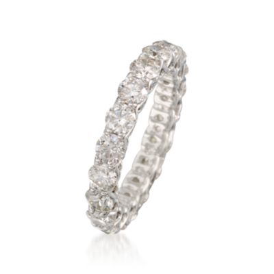 4.50 ct. t.w. Diamond Eternity Band in Platinum. Size 6.5 &mdash; Alt Image 2