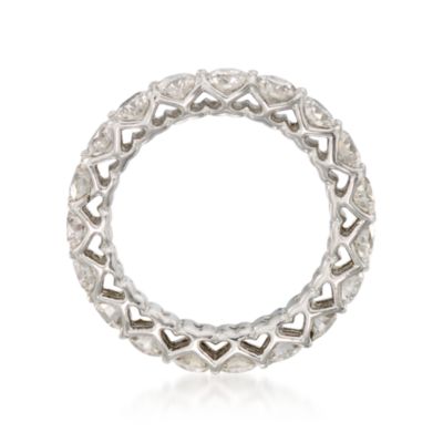 4.50 ct. t.w. Diamond Eternity Band in Platinum. Size 6.5 &mdash; Alt Image 3