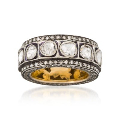 2.55 ct. t.w. Diamond Ring in 14kt Yellow Gold and Sterling Silver. Size 5 &mdash; Alt Image 1