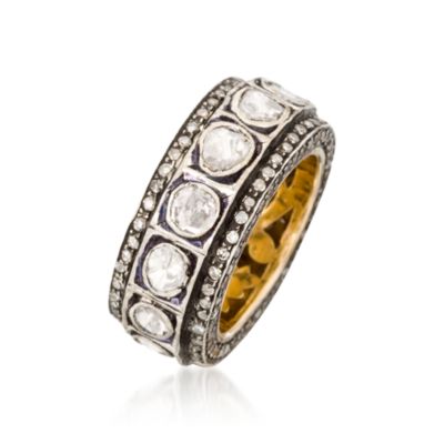 2.55 ct. t.w. Diamond Ring in 14kt Yellow Gold and Sterling Silver. Size 5 &mdash; Alt Image 3