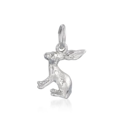 Rembrandt Sterling Silver Bunny Charm &mdash; Alt Image 1