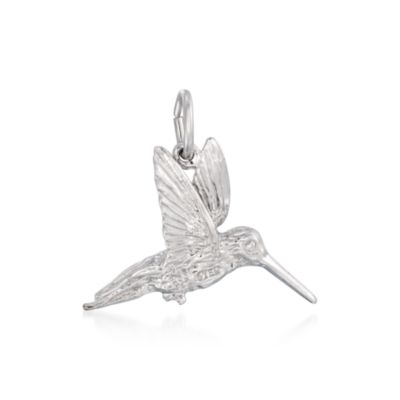 Rembrandt Sterling Silver Hummingbird Charm &mdash; Alt Image 1
