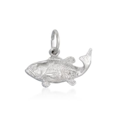 Rembrandt Sterling Silver Fish Charm &mdash; Alt Image 1