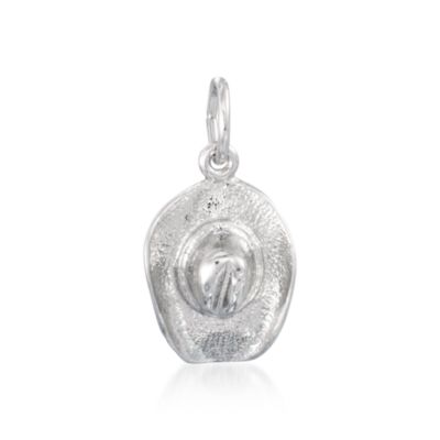 Rembrandt Sterling Silver Cowboy Hat Charm &mdash; Alt Image 1