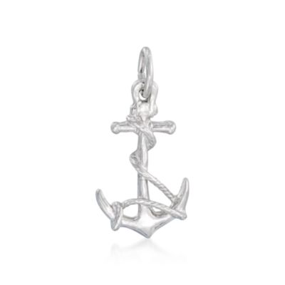 Rembrandt Sterling Silver Anchor Charm &mdash; Alt Image 1