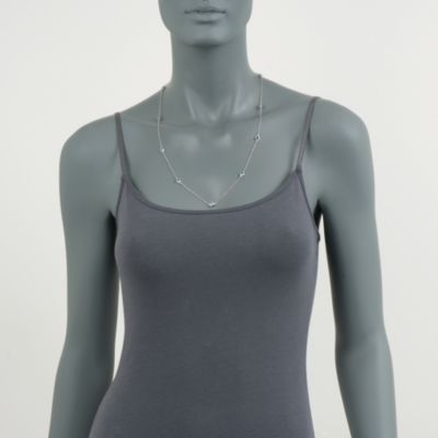 3.50 ct. t.w. Blue Topaz Station Necklace in Sterling Silver &mdash; Alt Image 4