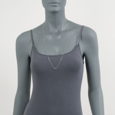 1.75 ct. t.w. Amethyst Station Necklace in Sterling Silver &mdash; Alt Image 5