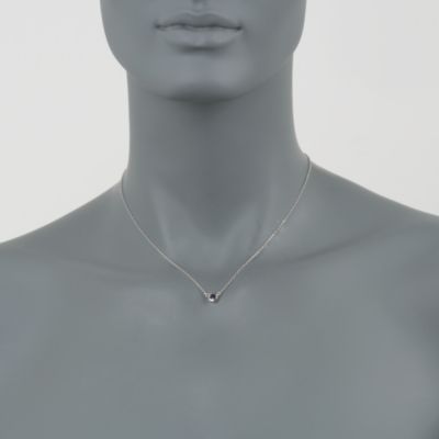 .25 Carat Sapphire Necklace in Sterling Silver &mdash; Alt Image 2