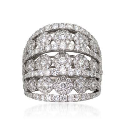 3.50 ct. t.w. Diamond Ring in 18kt White Gold. Size 7 &mdash; Alt Image 1