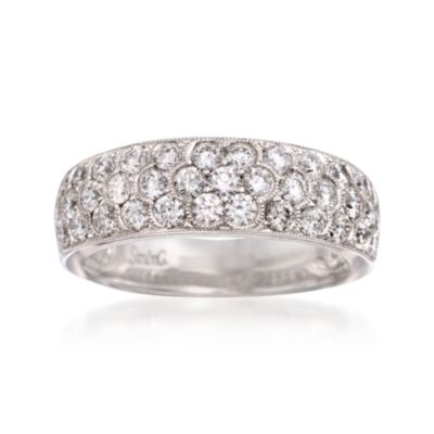 Simon G. 1.20 ct. t.w. Diamond Wedding Ring in 18kt White Gold &mdash; Alt Image 1