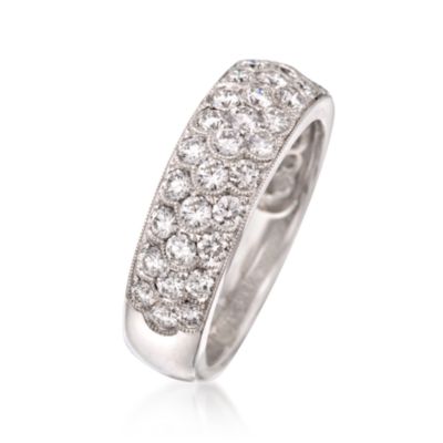 Simon G. 1.20 ct. t.w. Diamond Wedding Ring in 18kt White Gold &mdash; Alt Image 2