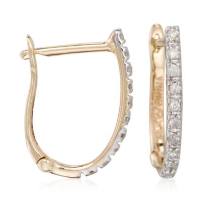 .10 ct. t.w. Diamond Hoops With Interchangeable Gemstone Drops &mdash; Alt Image 6