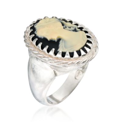 Cameo Ring In Sterling Silver &mdash; Alt Image 2