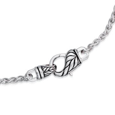 Men's Sterling Silver Necklace. 22" &mdash; Alt Image 2