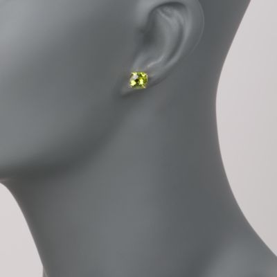 3.50 ct. t.w. Peridot Stud Earrings in 14kt Yellow Gold &mdash; Alt Image 2