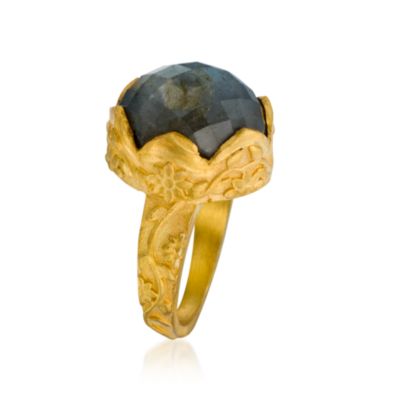 Labradorite Ring in Vermeil &mdash; Alt Image 3
