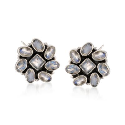 7.20 ct. t.w. Rainbow Quartz Earrings In Sterling Silver With Black Rhodium &mdash; Alt Image 1