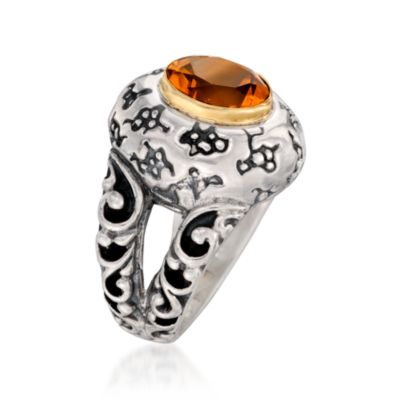 1.80 Carat Citrine Ring in Sterling Silver &mdash; Alt Image 3