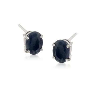 1.80 ct. t.w. Sapphire Stud Earrings in Sterling Silver &mdash; Alt Image 1