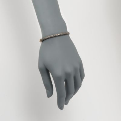 2.75 ct. t.w. Diamond Bangle Bracelet In Sterling Silver and 14kt Yellow Gold. 8" &mdash; Alt Image 2
