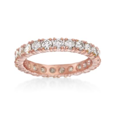 1.90 ct. t.w. Diamond Eternity Band in 14kt Rose Gold &mdash; Alt Image 1
