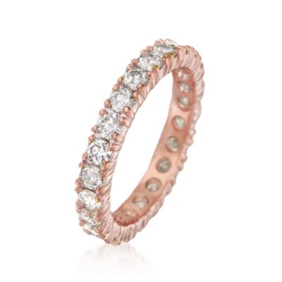 1.90 ct. t.w. Diamond Eternity Band in 14kt Rose Gold &mdash; Alt Image 3