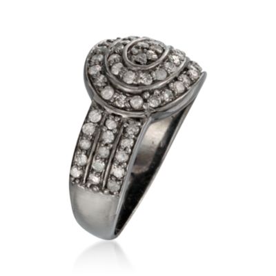 .70 ct. t.w. Diamond Ring in Sterling Silver. Size 9 &mdash; Alt Image 2