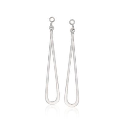 Sterling Silver Earring Jackets &mdash; Alt Image 1