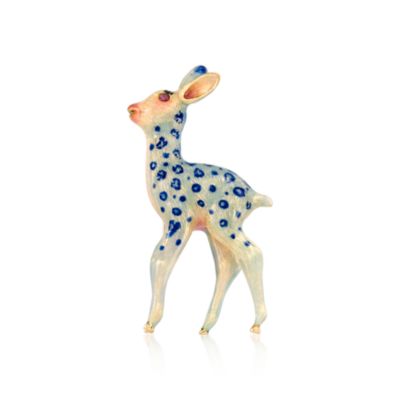 C. 1960 Vintage Enamel Pin In 18kt Yellow Gold &mdash; Alt Image 1