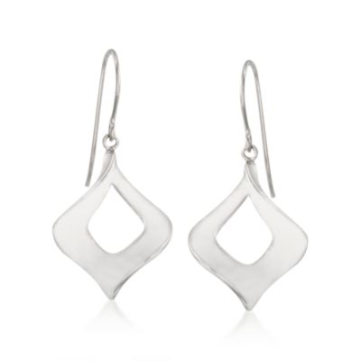 14kt White Gold Earrings &mdash; Alt Image 1
