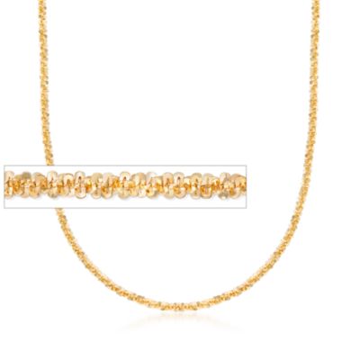 Vermeil 2mm Chain Necklace &mdash; Alt Image 1