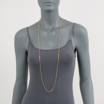 Vermeil 2mm Chain Necklace &mdash; Alt Image 6
