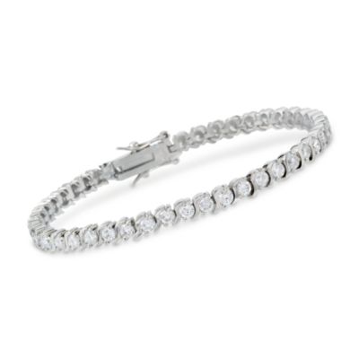 5.50 ct. t.w. CZ Tennis Bracelet in Sterling Silver &mdash; Alt Image 1