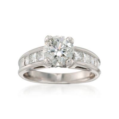 C. 2000 Vintage Scott Kay 1.51 Carat Diamond Engagement Ring With .70 ct. t.w. Diamonds in Platinum. Size 6.5 &mdash; Alt Image 1