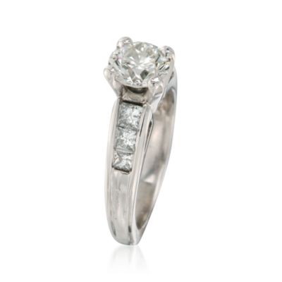 C. 2000 Vintage Scott Kay 1.51 Carat Diamond Engagement Ring With .70 ct. t.w. Diamonds in Platinum. Size 6.5 &mdash; Alt Image 2