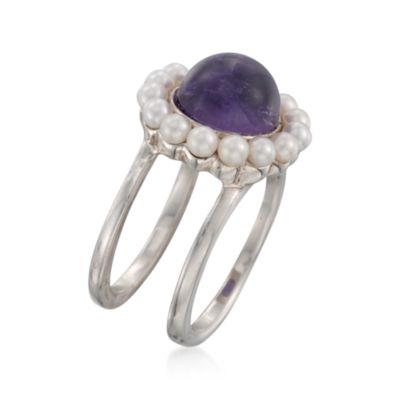 Five-In-One Agate Ring Set in Sterling Silver &mdash; Alt Image 5
