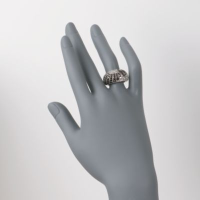 2.15 ct. t.w. Black and White Diamond Ring in 14kt White Gold &mdash; Alt Image 2