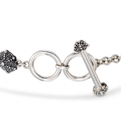 8.45 ct. t.w. Chalcedony and Blue Topaz Toggle Bracelet In Sterling Silver &mdash; Alt Image 3