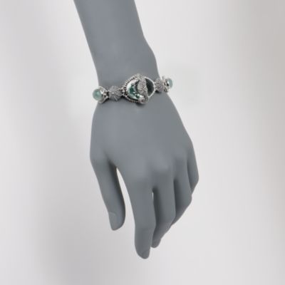 8.45 ct. t.w. Chalcedony and Blue Topaz Toggle Bracelet In Sterling Silver &mdash; Alt Image 2