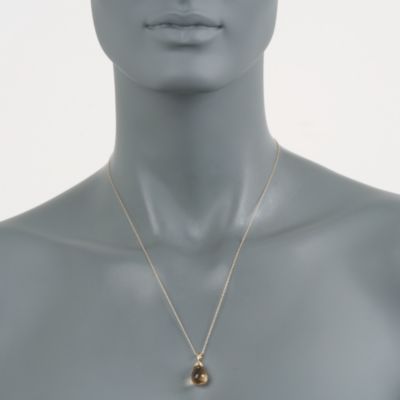 10.00 Carat Citrine Pendant Necklace in 14kt Yellow Gold &mdash; Alt Image 3