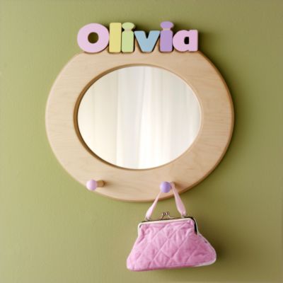 Personalized Mirror & Clothes Rack &mdash; Alt Image 1