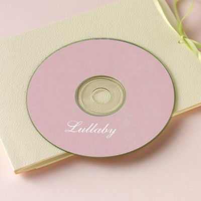 Personalized Lullaby Sheet Music Plaque With Cd &mdash; Alt Image 3