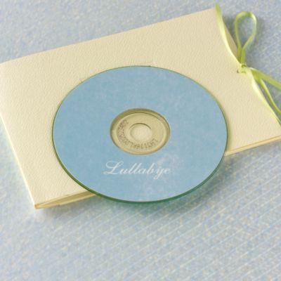 Personalized Lullaby Sheet Music Plaque With Cd &mdash; Alt Image 4