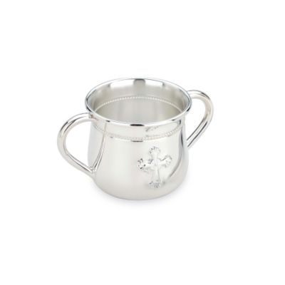 Reed & Barton Abbey Cross Two-Handled Baby Cup &mdash; Alt Image 1