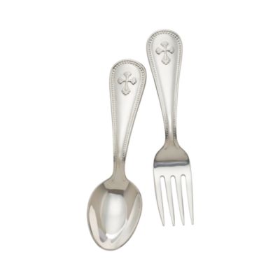 Reed & Barton Abbey Cross Infant Feeding Flatware &mdash; Alt Image 3